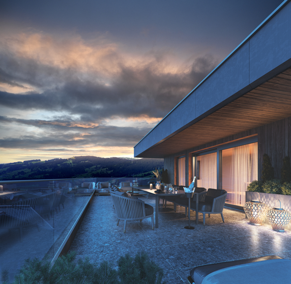 Eingerichtete Luxuswohnungen am Zentrumrand von Kirchberg in Tirol