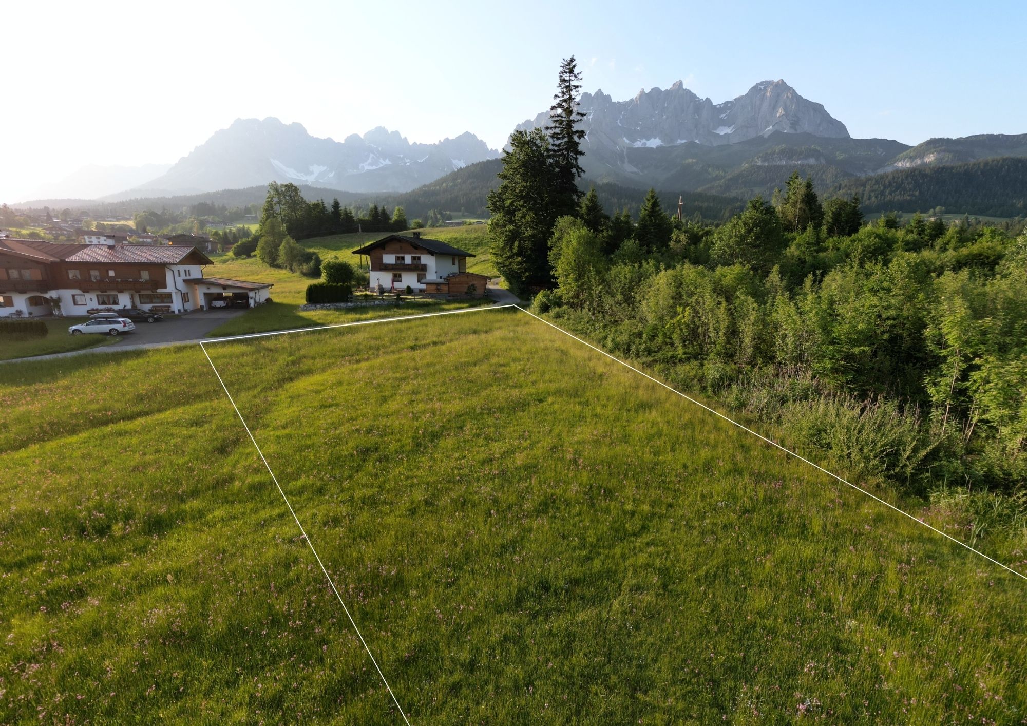 Grundstücks-Rarität: Bis zu 900 m² Wohnfläche in absoluter Bestlage der Kitzbüheler Alpen/Going