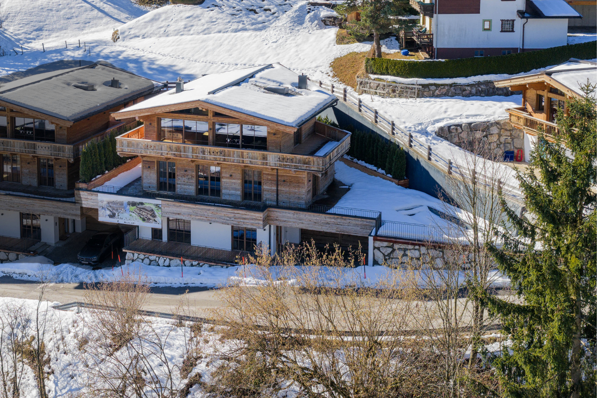 Edles Neubau-Chalet mit Außenpool und herrlichem Bergpanorama